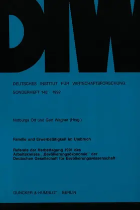Ott / Wagner |  Familie und Erwerbstätigkeit im Umbruch. | eBook | Sack Fachmedien