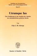 Schrage |  Utrumque Ius | eBook | Sack Fachmedien