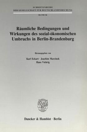 Eckart / Viehrig / Marcinek | Räumliche Bedingungen und Wirkungen des sozial-ökonomischen Umbruchs in Berlin-Brandenburg. | E-Book | sack.de