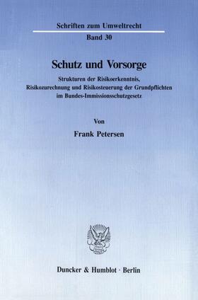 Petersen |  Schutz und Vorsorge. | eBook | Sack Fachmedien