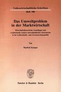 Kemper |  Das Umweltproblem in der Marktwirtschaft. | eBook | Sack Fachmedien