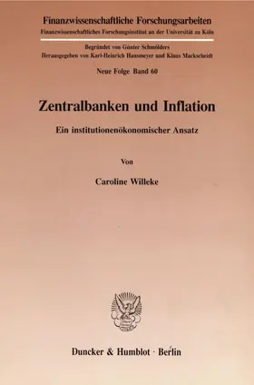 Willeke |  Zentralbanken und Inflation. | eBook | Sack Fachmedien