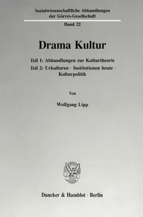 Lipp |  Drama Kultur. | eBook | Sack Fachmedien