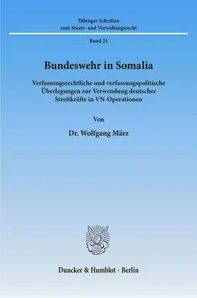 März | Bundeswehr in Somalia. | E-Book | www.sack.de