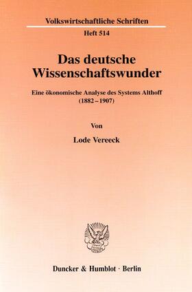 Vereeck | Das deutsche Wissenschaftswunder | E-Book | sack.de