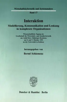 Schiemenz |  Interaktion. | eBook | Sack Fachmedien