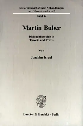 Israel |  Martin Buber. | eBook | Sack Fachmedien