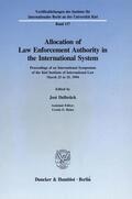 Delbrück |  Allocation of Law Enforcement Authority in the International System. | eBook | Sack Fachmedien