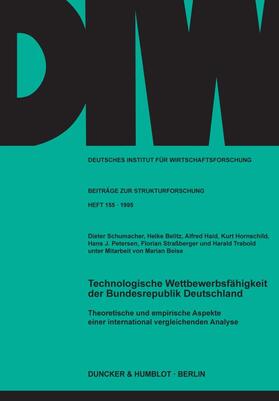 Trabold / Schumacher / Belitz | Technologische Wettbewerbsfähigkeit der Bundesrepublik Deutschland. | E-Book | sack.de