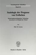 Geenen |  Soziologie der Prognose von Erdbeben. | eBook | Sack Fachmedien