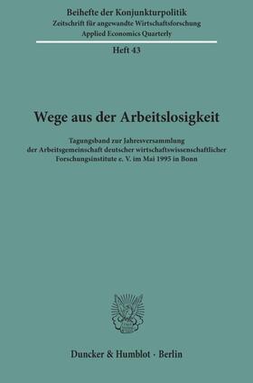 Wilkens | Wege aus der Arbeitslosigkeit. | E-Book | sack.de