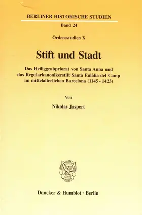 Jaspert |  Stift und Stadt. | eBook | Sack Fachmedien