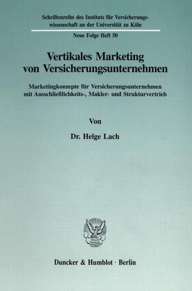 Lach | Vertikales Marketing von Versicherungsunternehmen. | E-Book | sack.de