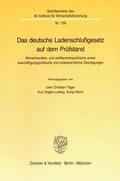 Täger / Munz / Vogler-Ludwig |  Das deutsche Ladenschlußgesetz auf dem Prüfstand. | eBook | Sack Fachmedien