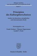 Fechner / Prott / Oppermann |  Prinzipien des Kulturgüterschutzes. | eBook | Sack Fachmedien