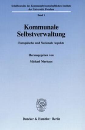 Nierhaus | Kommunale Selbstverwaltung. | E-Book | sack.de