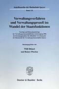 Blümel / Pitschas |  Verwaltungsverfahren und Verwaltungsprozeß im Wandel der Staatsfunktionen. | eBook | Sack Fachmedien