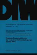 Gornig / Magnan / Seidel |  Regionale Strukturpolitik unter den veränderten Rahmenbedingungen der 90er Jahre. | eBook | Sack Fachmedien