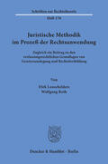 Looschelders / Roth |  Juristische Methodik im Prozeß der Rechtsanwendung | eBook | Sack Fachmedien