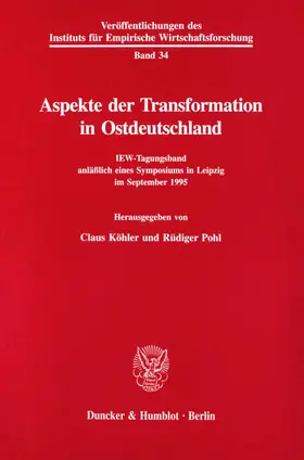 Köhler / Pohl |  Aspekte der Transformation in Ostdeutschland. | eBook | Sack Fachmedien