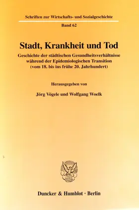 Vögele / Woelk |  Stadt, Krankheit und Tod. | eBook | Sack Fachmedien