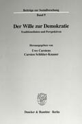 Carstens / Schlüter-Knauer |  Der Wille zur Demokratie. | eBook | Sack Fachmedien
