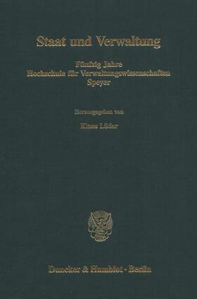 Lüder |  Staat und Verwaltung. | eBook | Sack Fachmedien