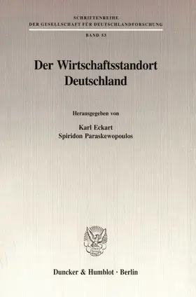 Eckart / Paraskewopoulos |  Der Wirtschaftsstandort Deutschland. | eBook | Sack Fachmedien