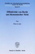 Jost |  Effektivität von Recht aus ökonomischer Sicht. | eBook | Sack Fachmedien