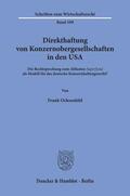 Ochsenfeld |  Direkthaftung von Konzernobergesellschaften in den USA. | eBook | Sack Fachmedien