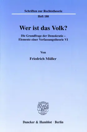 Christensen / Müller | Wer ist das Volk? | E-Book | sack.de