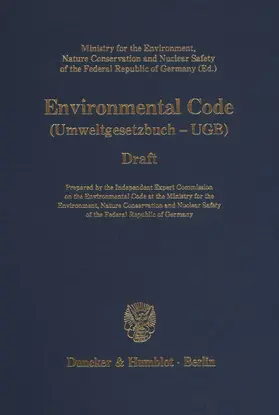  Environmental Code. | eBook | Sack Fachmedien
