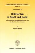 Rüther |  Bettelorden in Stadt und Land. | eBook | Sack Fachmedien