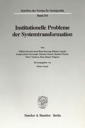 Cassel | Institutionelle Probleme der Systemtransformation. | E-Book | sack.de