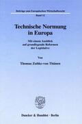 Zubke-von Thünen |  Technische Normung in Europa. | eBook | Sack Fachmedien