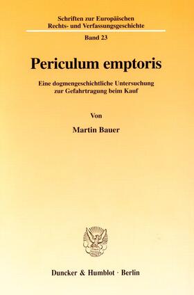 Bauer | Periculum emptoris. | E-Book | sack.de