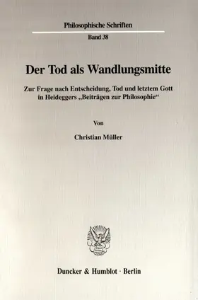 Müller |  Der Tod als Wandlungsmitte. | eBook | Sack Fachmedien