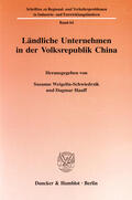 Weigelin-Schwiedrzik / Hauff |  Ländliche Unternehmen in der Volksrepublik China | eBook | Sack Fachmedien