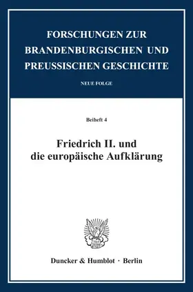 Fontius | Friedrich II. und die europäische Aufklärung. | E-Book | www.sack.de