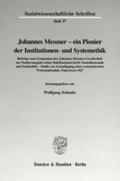 Schmitz |  Johannes Messner - ein Pionier der Institutionen- und Systemethik. | eBook | Sack Fachmedien