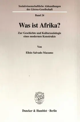 Macamo |  Was ist Afrika? | eBook | Sack Fachmedien