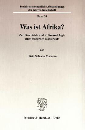 Macamo | Was ist Afrika? | E-Book | sack.de