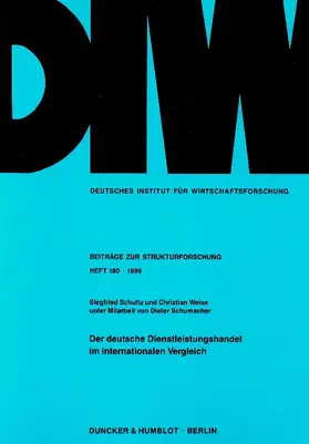 Schultz / Weise |  Der deutsche Dienstleistungshandel im internationalen Vergleich | eBook | Sack Fachmedien