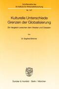 Böttcher |  Kulturelle Unterschiede - Grenzen der Globalisierung | eBook | Sack Fachmedien