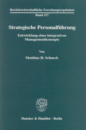 Schneck |  Strategische Personalführung | eBook | Sack Fachmedien