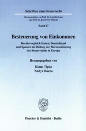 Tipke / Bozza | Besteuerung von Einkommen. | E-Book | sack.de