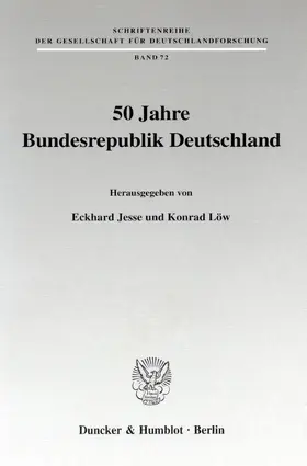 Jesse / Löw |  50 Jahre Bundesrepublik Deutschland | eBook | Sack Fachmedien