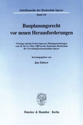 Ziekow | Bauplanungsrecht vor neuen Herausforderungen. | E-Book | sack.de