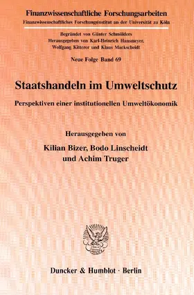 Bizer / Truger / Linscheidt |  Staatshandeln im Umweltschutz | eBook | Sack Fachmedien