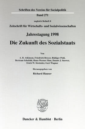 Hauser | Die Zukunft des Sozialstaats | E-Book | sack.de